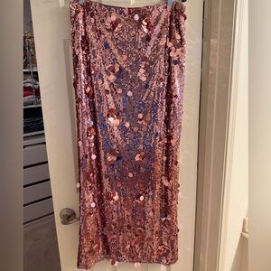 Sequin Pink skirt